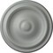 Ekena Millwork Maria Ceiling Medallion (Fits Canopies up to 1 3/4"), 9 5/8"OD x 1 1/8"P, Primed White CM09MA - alternate 1